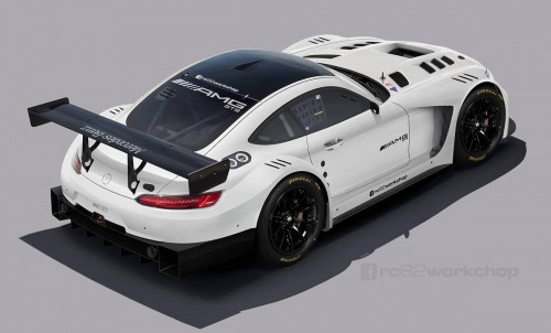 Mercedes-AMG GT3 rendering