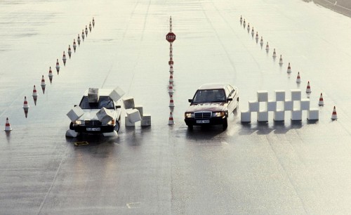 Mercedes-Benz W-201 ABS Tests