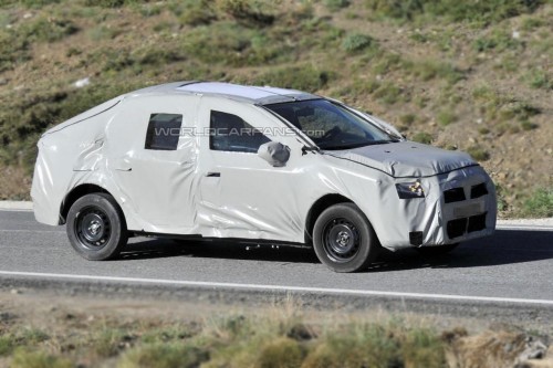 Next generation Dacia Logan spy photo