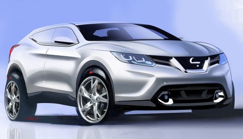 Nissan Qashqai Design Sketch