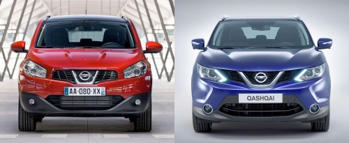 Nissan Qashqai front end design