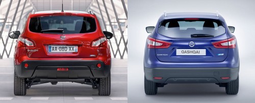 Nissan Qashqai rear end design