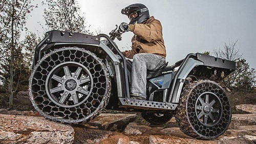 Polaris Sportsman WV850 H.O. with airless tires