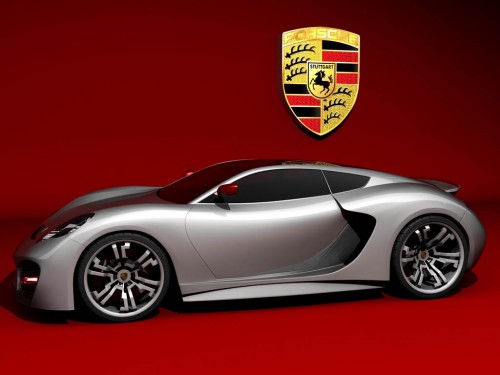 Porsche Supercar Concept Artist Rendering