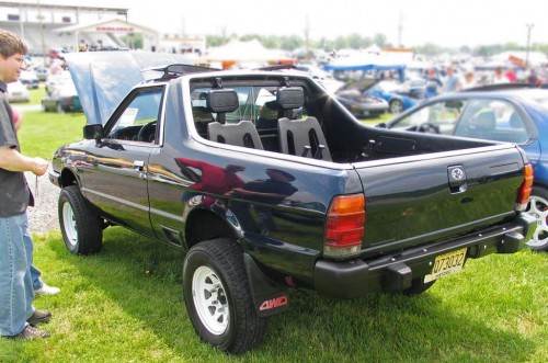 Rear jump seats subaru brat