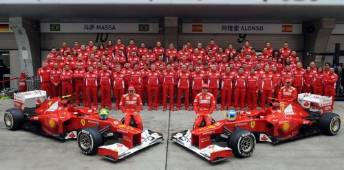 Scuderia Ferrari team