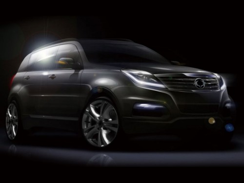 Ssangyong Rexton Design Sketch