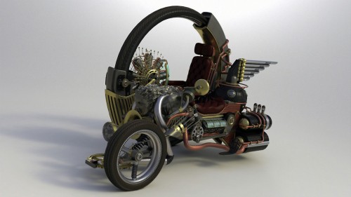 Steampunk Sidecar Bike