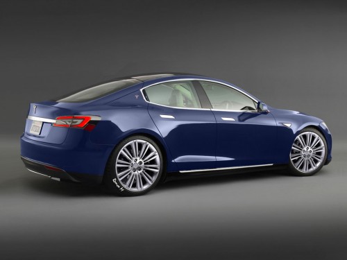 Tesla Model III Rendered