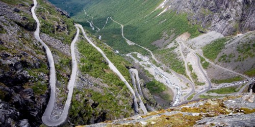 Trollstigen road in Norway