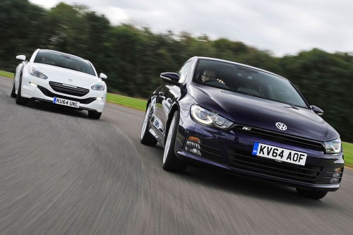 VW Scirocco vs Peugeot RCZ