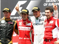 Valencia podium