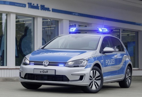 Volkswagen e-Golf police car