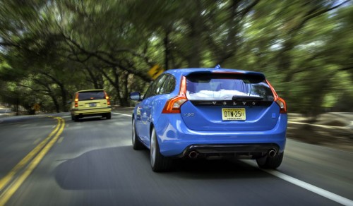 Volvo V60 Polestar and 855 T-5R