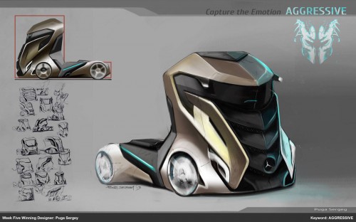 Week 5 – “Aggressive”: Winning Concept by Puga Sergey