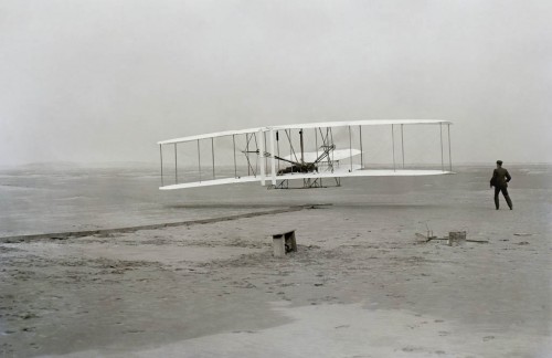 Wright brothers flew the first airplane