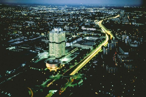 Their four cylinder engine heritage was so important that in the 1960s they designed their headquarters to look like one