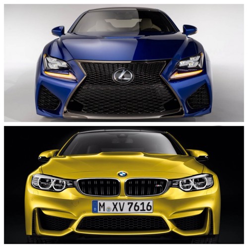 BMW m4 Lexus rc-f comparison