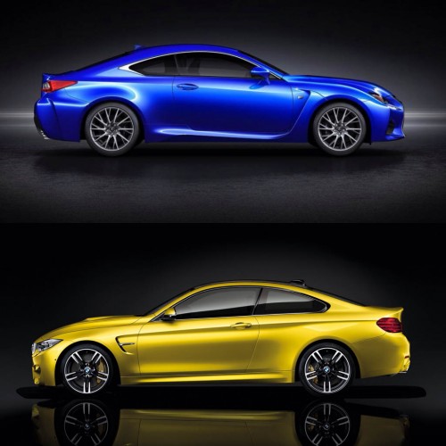 BMW m4 Lexus rc-f comparison