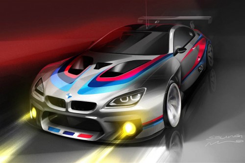BMW M6 GT3 Racing Car