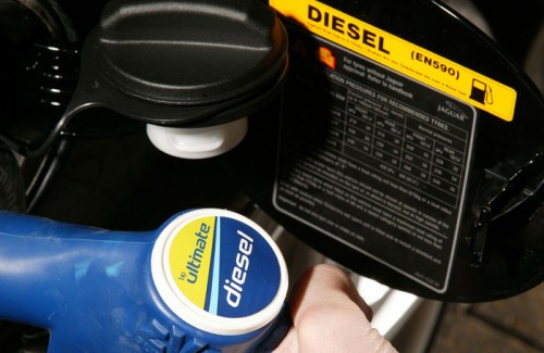 Refuelling with Ultimate diesel