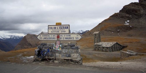 Col de l'Iseran in France