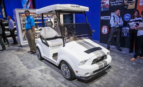 Ford Mustang 50th Anniversary Golf Cart