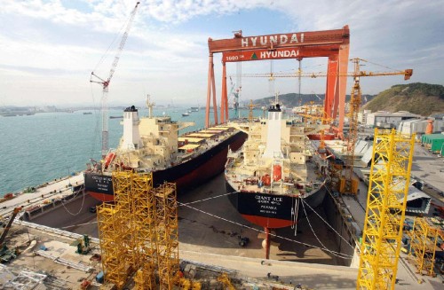 hyundai-heavy-industries-shipyard
