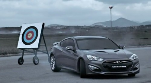 Hyundai Genesis Challenges An Arrow