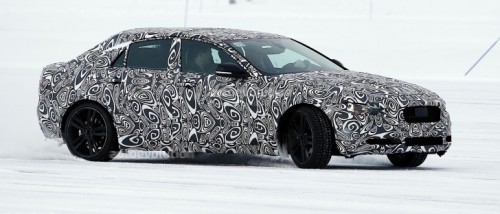 jaguar-xe-prototype-spied-drifting-on-ice
