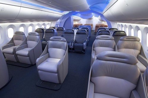 Boeing 787 Dreamliner first class