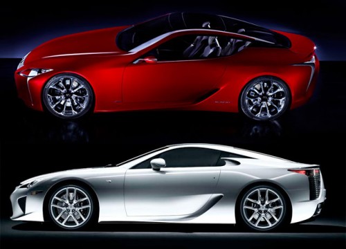 Lexus LF-LC and LFA