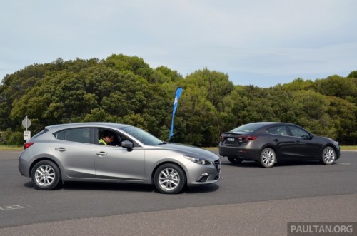 mazda3 driven in Australia