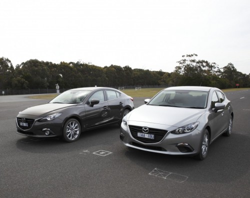 mazda3 driven in Australia