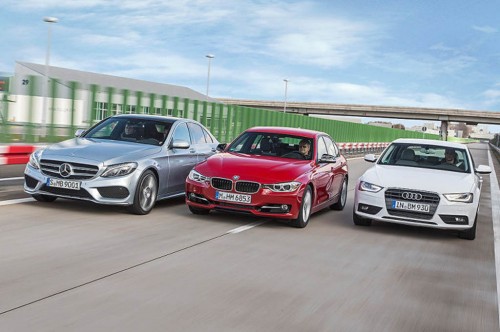 mercedes-benz-c-class-w205-vs-bmw-3-series-f30-vs-audi-a4-b8-photo-gallery_1