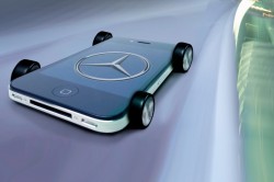 mercedes-benz a-class apple iphone