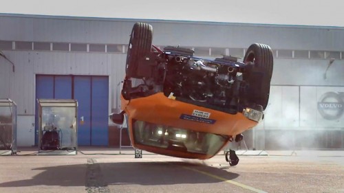 new Volvo XC90 crash test