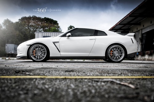 Nissan GTR With 360 Forged Concave Spec 12