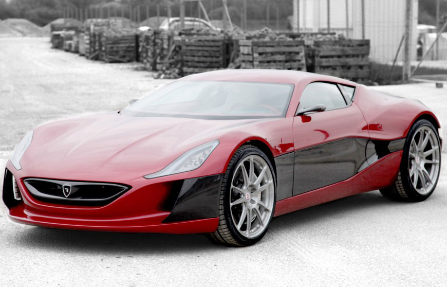 rimac concept one electric supercar