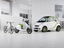 smart fortwo electric and smart ebike and smart escooter