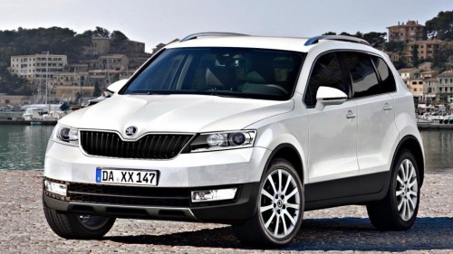 Skoda SUV snowman