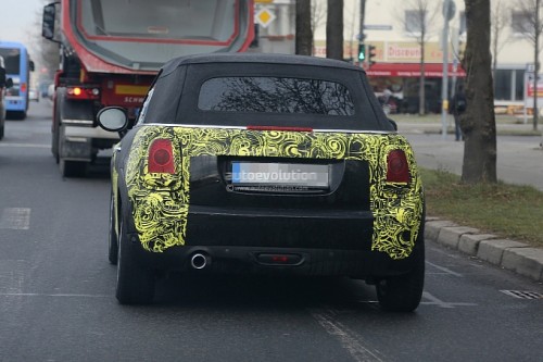 New Mini convertible spotted