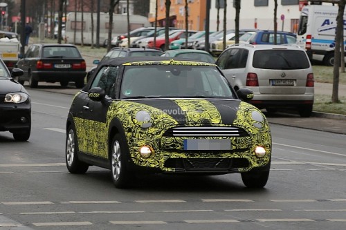 New Mini convertible spotted