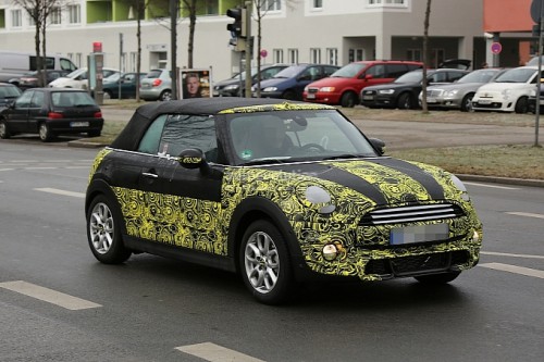 New Mini convertible spotted