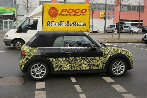 New Mini convertible spotted