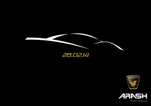 teaser for new arash supercar