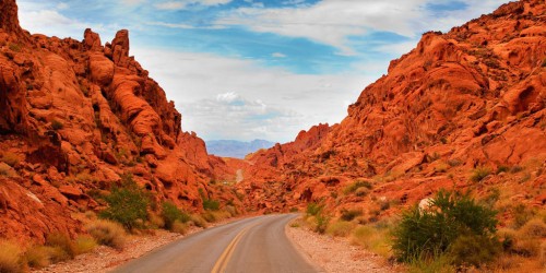 Valley of Fire Road in Nevada 