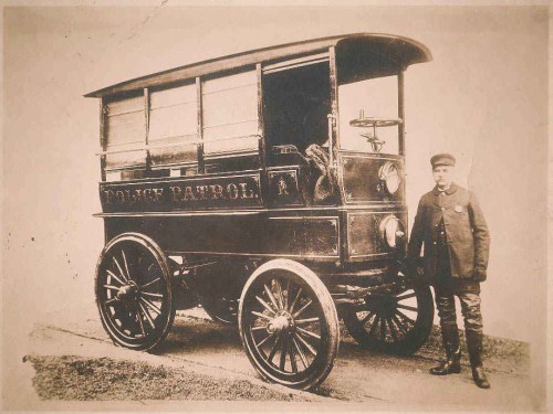 The first police car was 100% electric