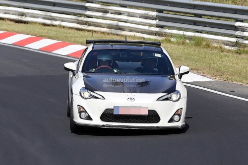 Toyota testing rc-f special edition carbon fiber gt86