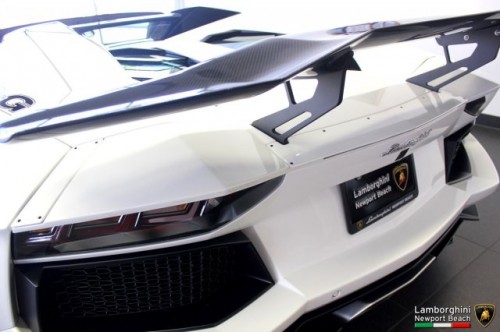 Lamborghini aventador Bianco Isis